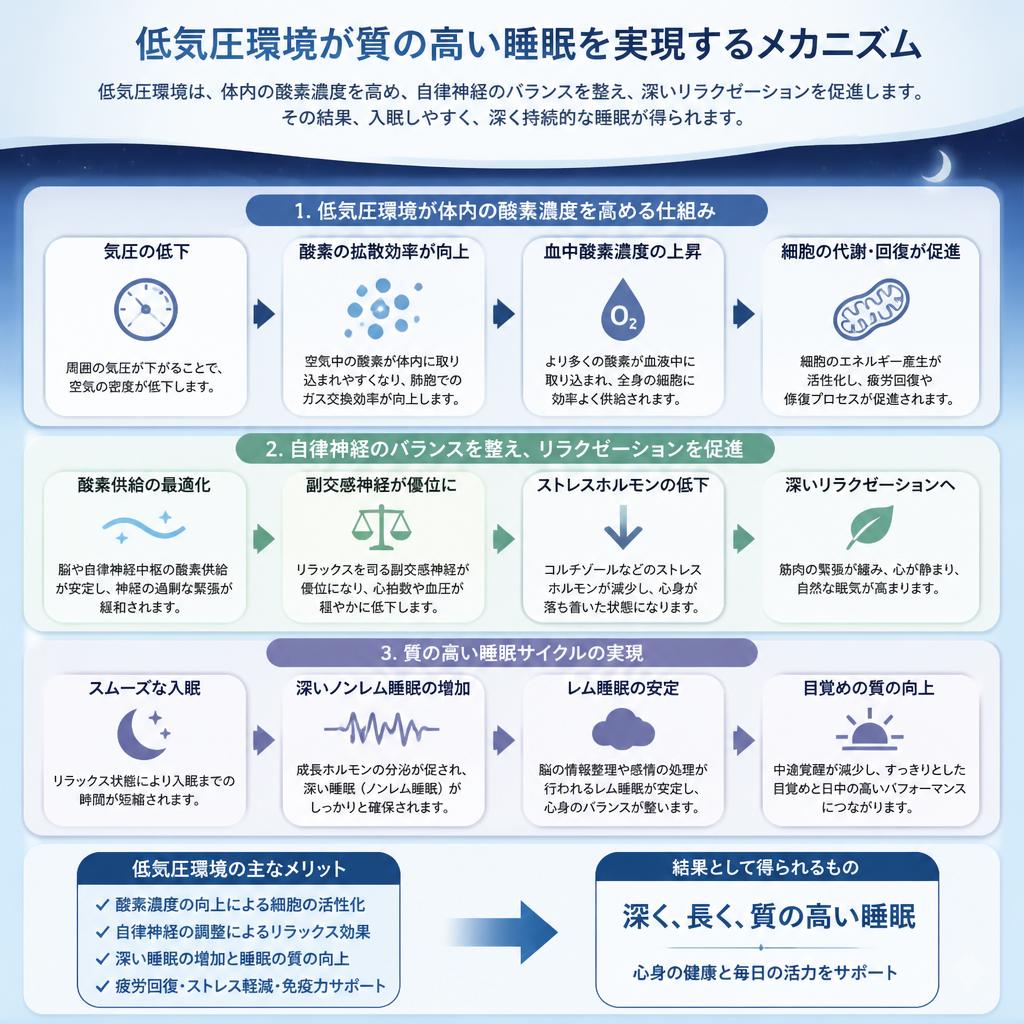 低気圧がもたらす快眠効果