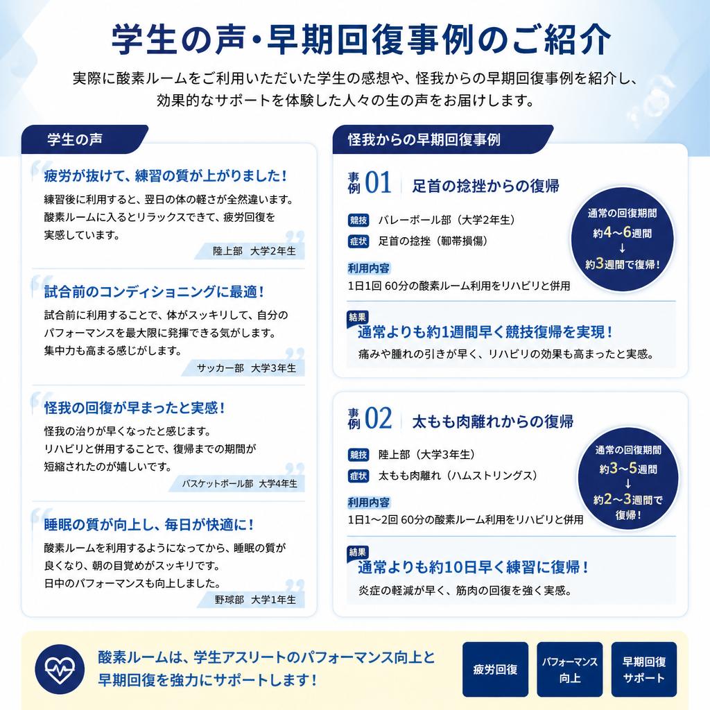 利用者の声と成功事例
