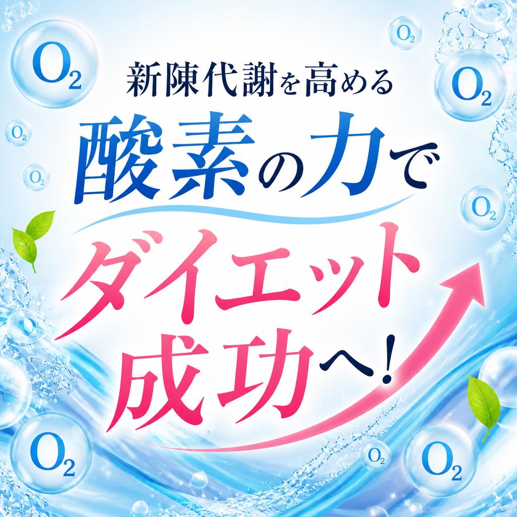 新陳代謝を高める酸素の力でダイエット成功へ！